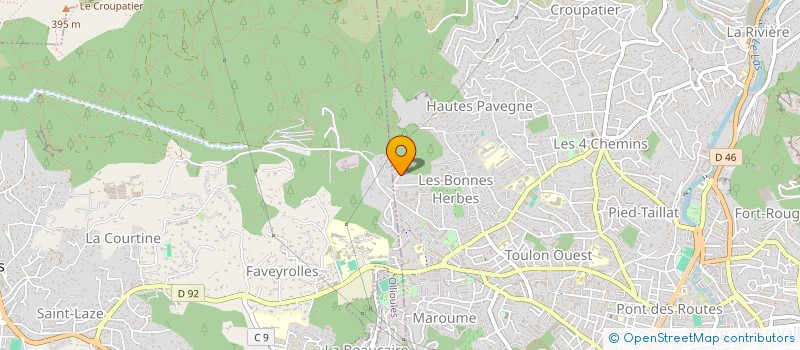 localisation de l'entreprise AGH ASSURANCES  TOULON