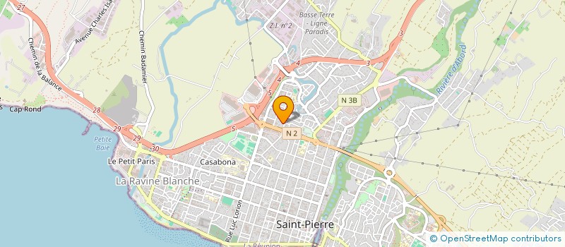 localisation de l'entreprise AGH LOGISTIQUE à SAINT-PIERRE
