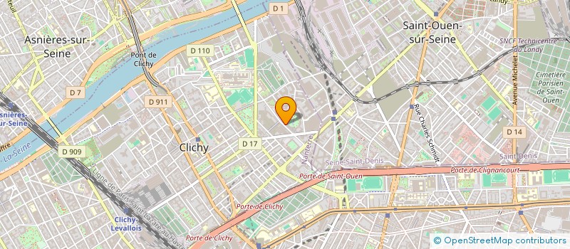 localisation de l'entreprise AGH SERVICES à CLICHY