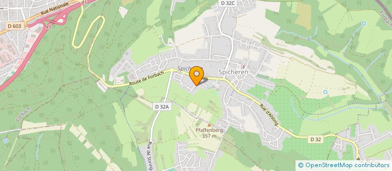 localisation de l'entreprise AGH SPICHEREN  SPICHEREN