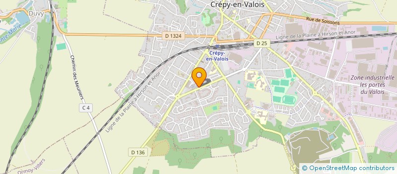 localisation de l'entreprise AGHARAS  CREPY-EN-VALOIS