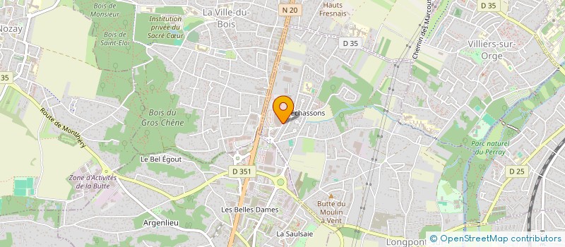 localisation de l'entreprise AGHI à LONGPONT-SUR-ORGE