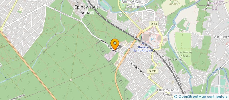 localisation de l'entreprise AGHILAS DAF à QUINCY-SOUS-SENART