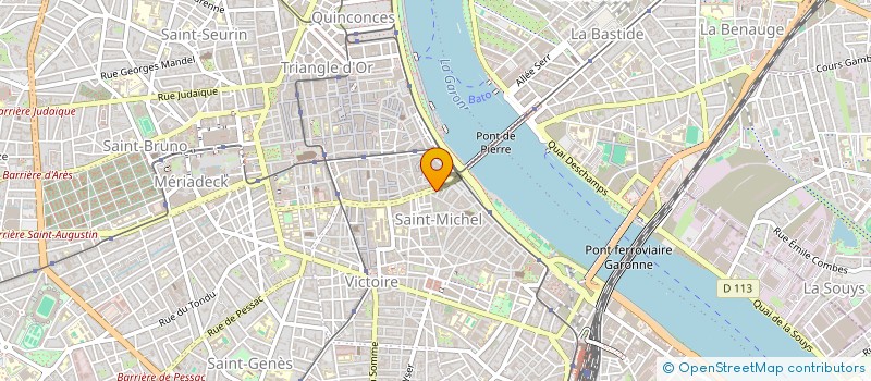 localisation de l'entreprise AGHINOUS à BORDEAUX