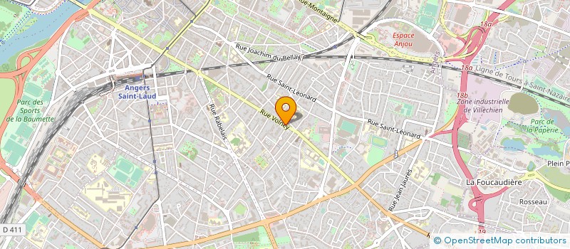 localisation de l'entreprise AGI à ANGERS