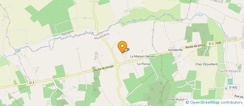 localisation de l'entreprise AGI  MONTMERAC