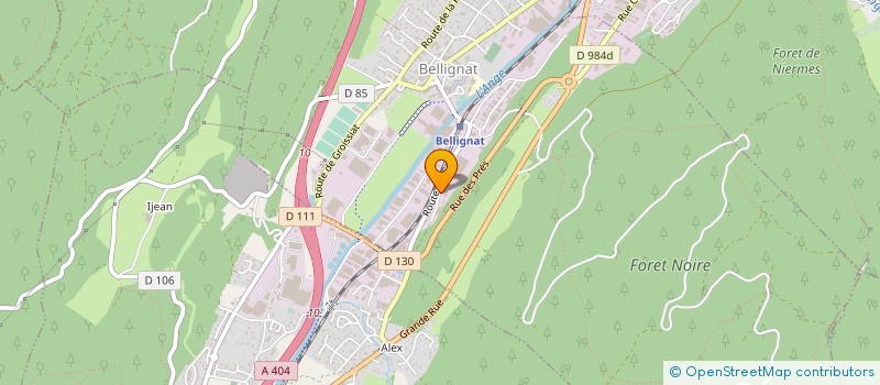 localisation de l'entreprise AGI AUTOMATISMES ET GESTION INDUSTRIELLE à BELLIGNAT