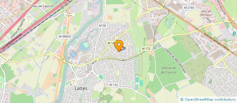 localisation de l'entreprise AGI CONSULTING à LATTES