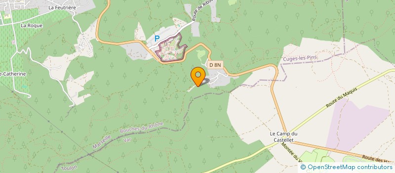 localisation de l'entreprise AGI EV  CUGES-LES-PINS