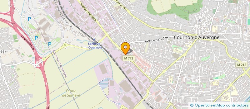 localisation de l'entreprise AGI FRANCE (AGENCE GARDIENNAGE ET INTERVENTION DE FRANCE) à COURNON-D'AUVERGNE