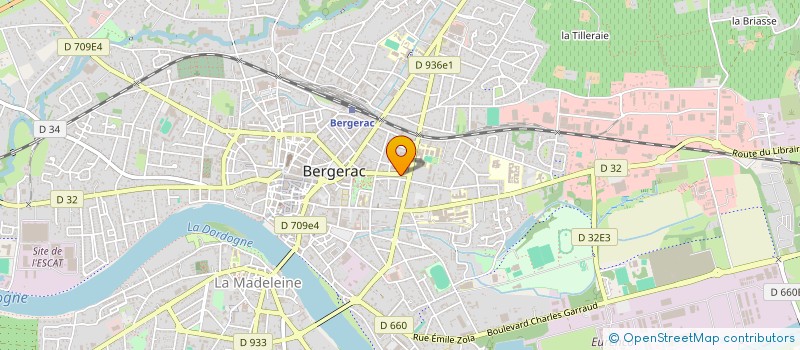 localisation de l'entreprise AGI-H à BERGERAC