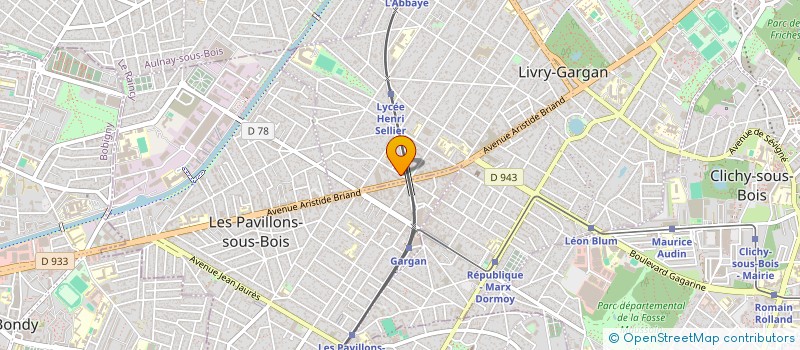 localisation de l'entreprise AGI LIVRY GARGAN 93  LIVRY-GARGAN