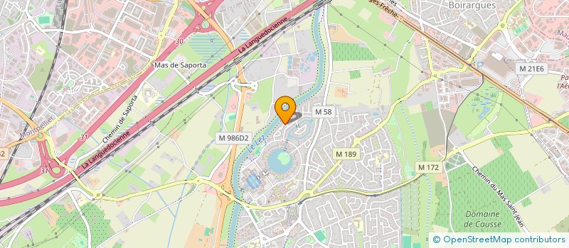 localisation de l'entreprise AGI SHOP à LATTES