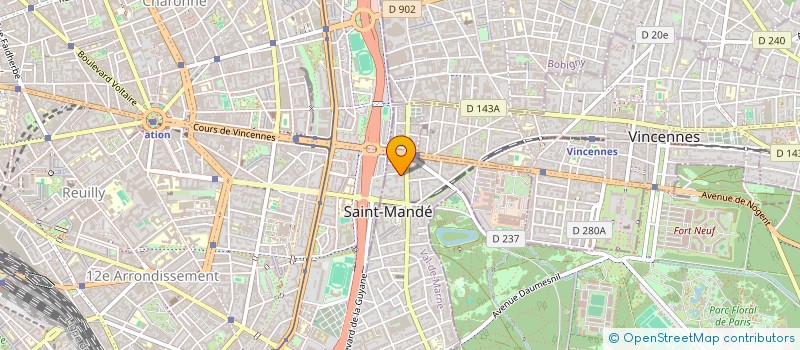 localisation de l'entreprise AGI TM FRANCE SAS à VINCENNES