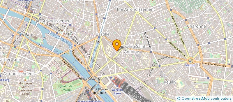 localisation de l'entreprise AGIA ASS GEN INTERPROF ASSURES  PARIS