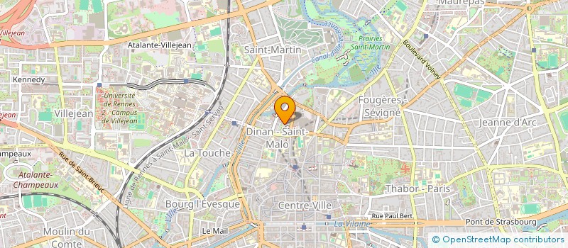 localisation de l'entreprise AGIAL - ASSOCIATION GENERATIONNELLES INTERCULTURELLES AIDES ET LIENS  RENNES