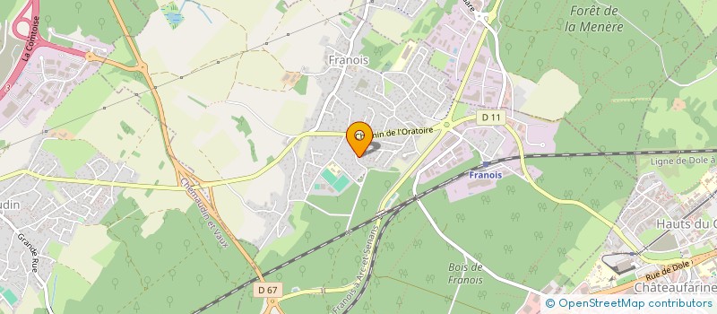 localisation de l'entreprise AGIBAT à FRANOIS