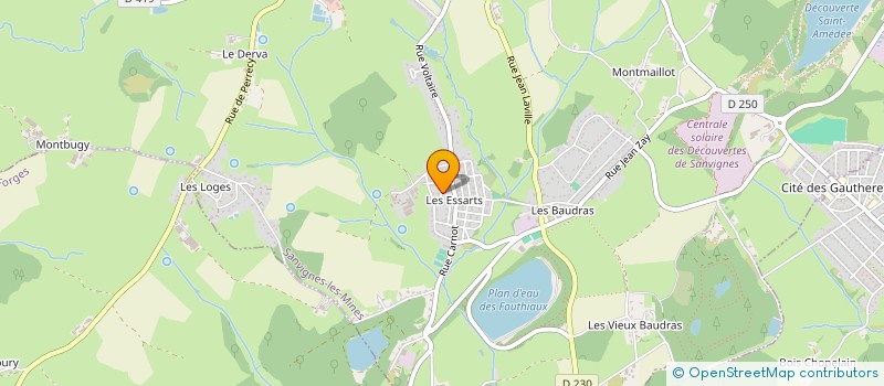 localisation de l'entreprise AGIBAT DEVELOPPEMENT  SANVIGNES LES MINES