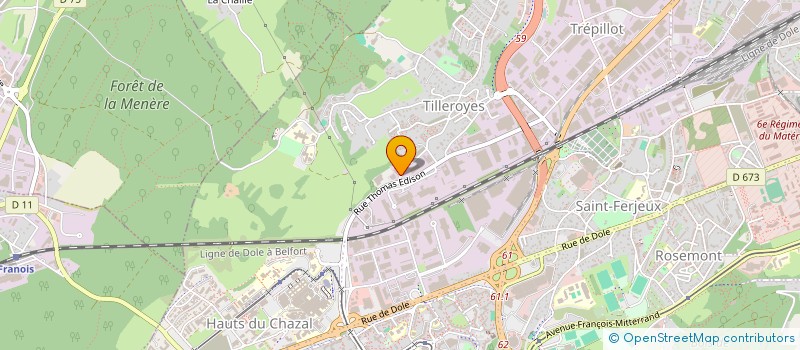 localisation de l'entreprise AGIBAT - GROUPE VLYM à BESANCON