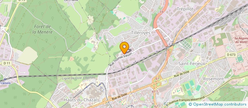 localisation de l'entreprise AGIBAT INGENIERIES  BESANCON