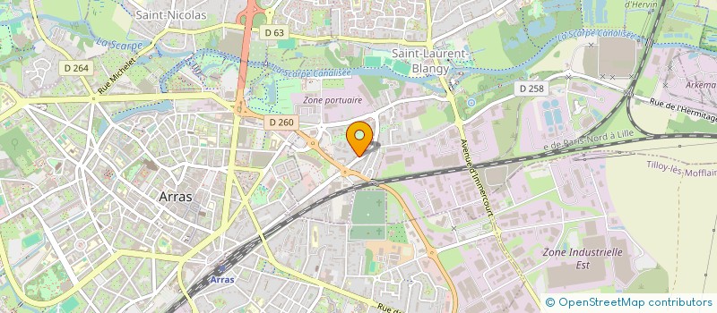 localisation de l'entreprise AGIBBILYS RH  SAINT-LAURENT-BLANGY