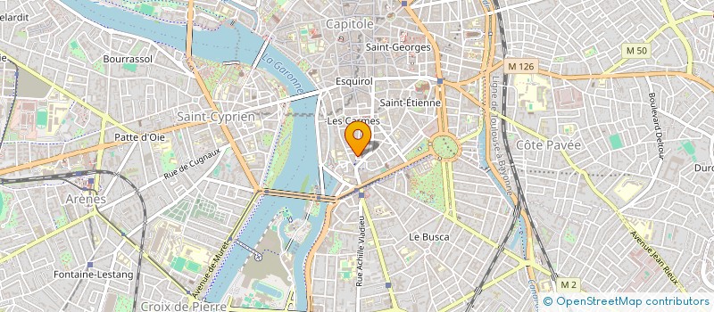 localisation de l'entreprise AGIC ANALYSE GESTION IMMOBILIER CONSEIL à TOULOUSE