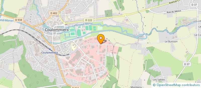 localisation de l'entreprise AGICOM à COULOMMIERS