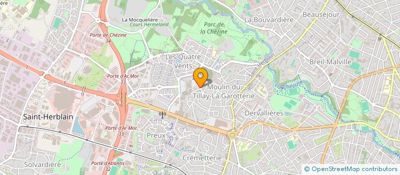 localisation de l'entreprise AGID à SAINT-HERBLAIN