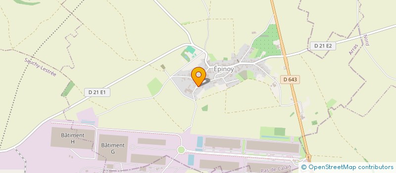 localisation de l'entreprise AGID  EPINOY