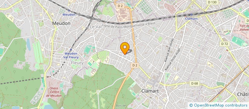 localisation de l'entreprise AGIDEL à CLAMART