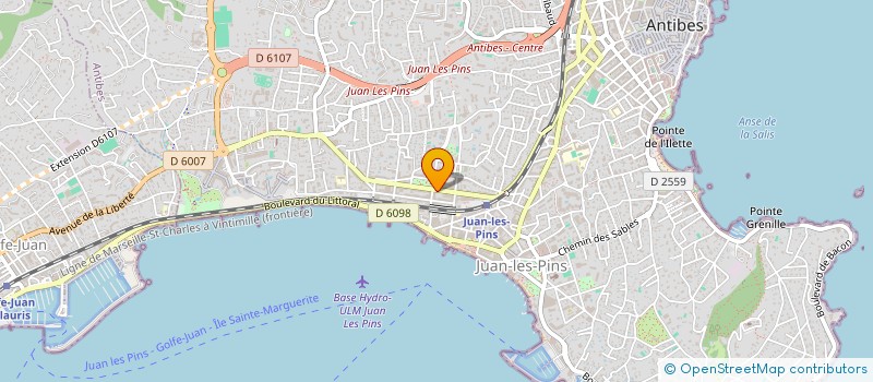 localisation de l'entreprise AGIFI à ANTIBES