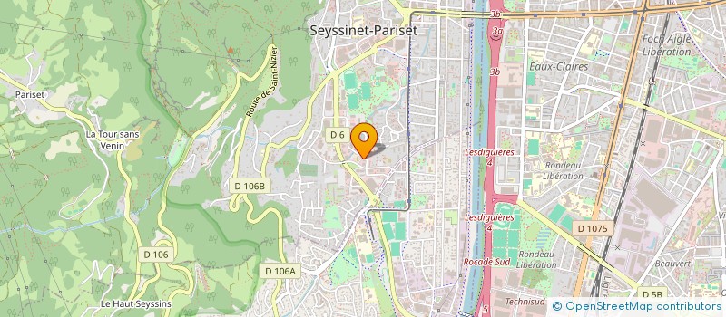 localisation de l'entreprise AGIFOPEC à SEYSSINET-PARISET