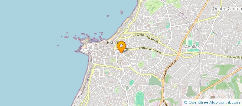 localisation de l'entreprise AGIIMMO à BIARRITZ