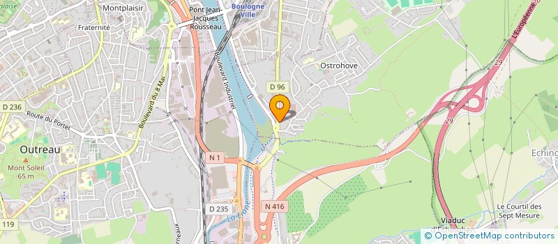 localisation de l'entreprise AGIL à SAINT-MARTIN-BOULOGNE