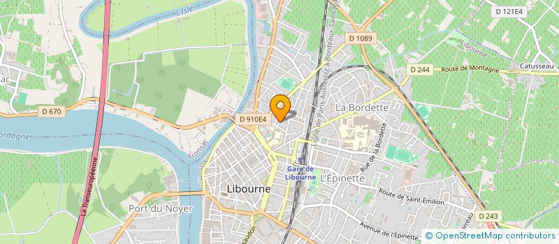 localisation de l'entreprise AGIL CONCIERGE à LIBOURNE