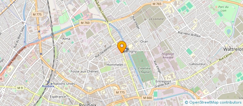 localisation de l'entreprise AGIL GESTION SARL à ROUBAIX