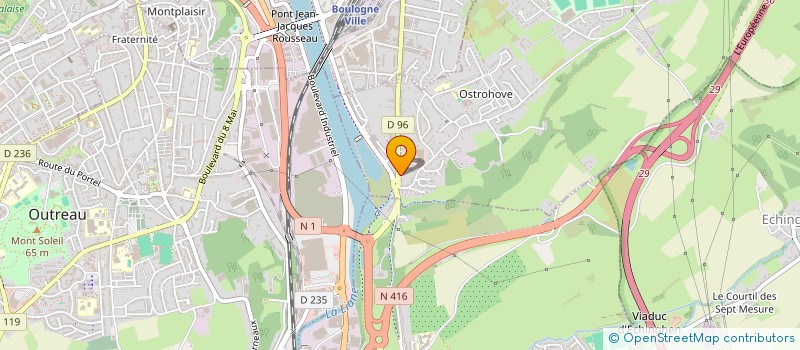 localisation de l'entreprise AGIL IMMO  SAINT-MARTIN-BOULOGNE