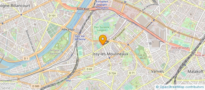 localisation de l'entreprise AGIL - IT à ISSY-LES-MOULINEAUX
