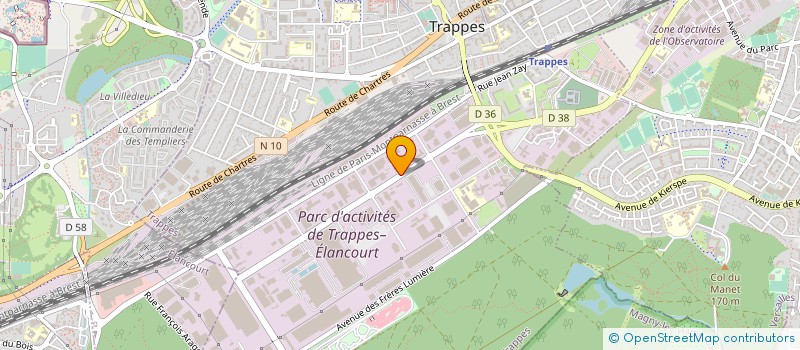 localisation de l'entreprise AGIL TRANSPORT à TRAPPES