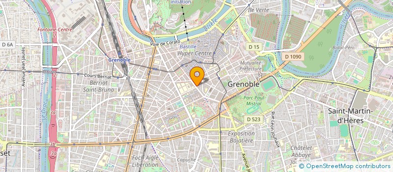 localisation de l'entreprise AGIL38  GRENOBLE