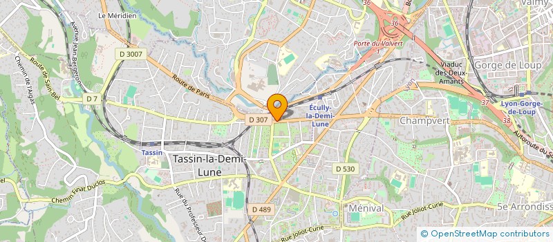 localisation de l'entreprise AGILAE RH à TASSIN-LA-DEMI-LUNE