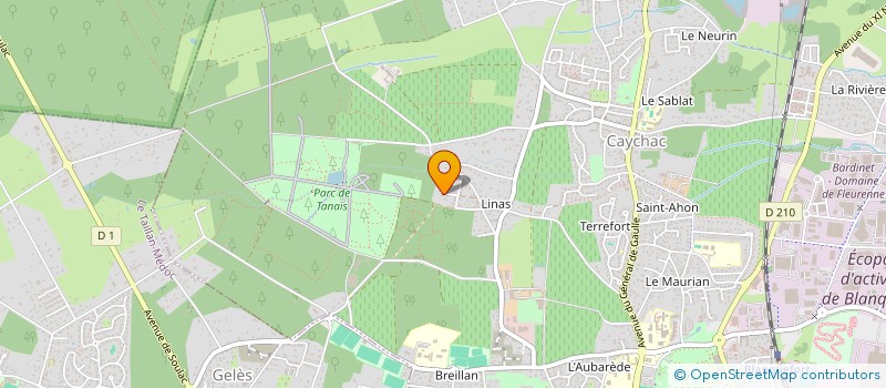 localisation de l'entreprise AGILATENACE à BLANQUEFORT