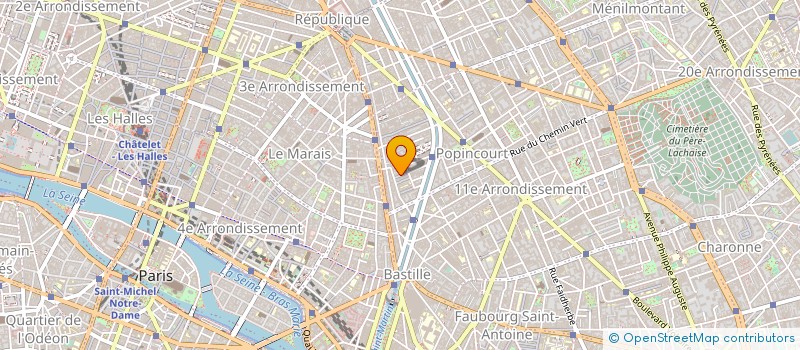 localisation de l'entreprise AGILE à PARIS