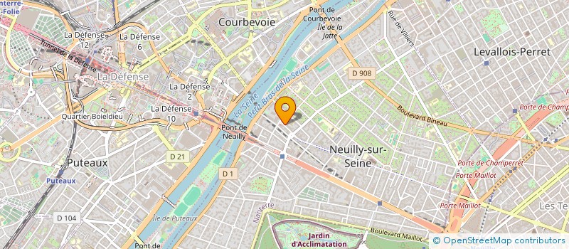 localisation de l'entreprise AGILE CONSULTING à NEUILLY-SUR-SEINE