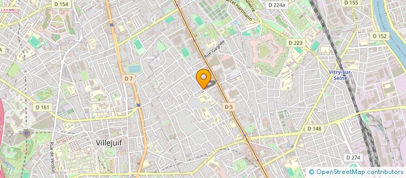 localisation de l'entreprise AGILE D à VITRY-SUR-SEINE
