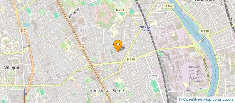 localisation de l'entreprise AGILE NATURE  VITRY-SUR-SEINE