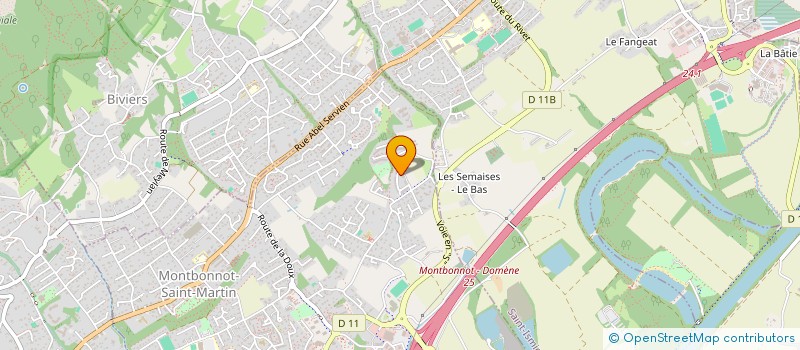 localisation de l'entreprise AGILE PRODUCTION  MONTBONNOT-SAINT-MARTIN