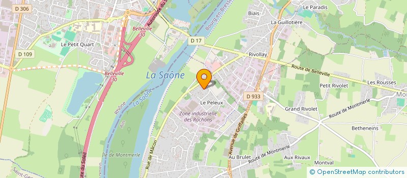 localisation de l'entreprise AGILE TALENTS FORMATION CONSEIL ACCOMPAGNEMENT  MONTMERLE-SUR-SAONE