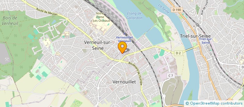 localisation de l'entreprise AGILE WONDERLAND FAMILY  VERNEUIL-SUR-SEINE