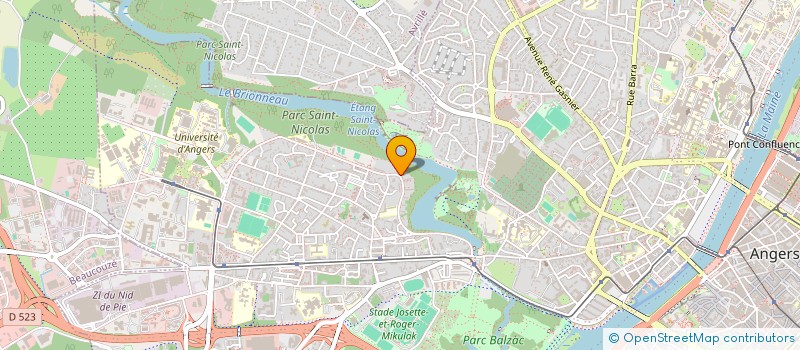 localisation de l'entreprise AGILEAS à ANGERS